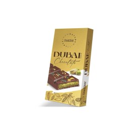 beemax 2 Count Dubai Style Milk Chocolate With Kadayif & Pistachio Cream Free Shipping