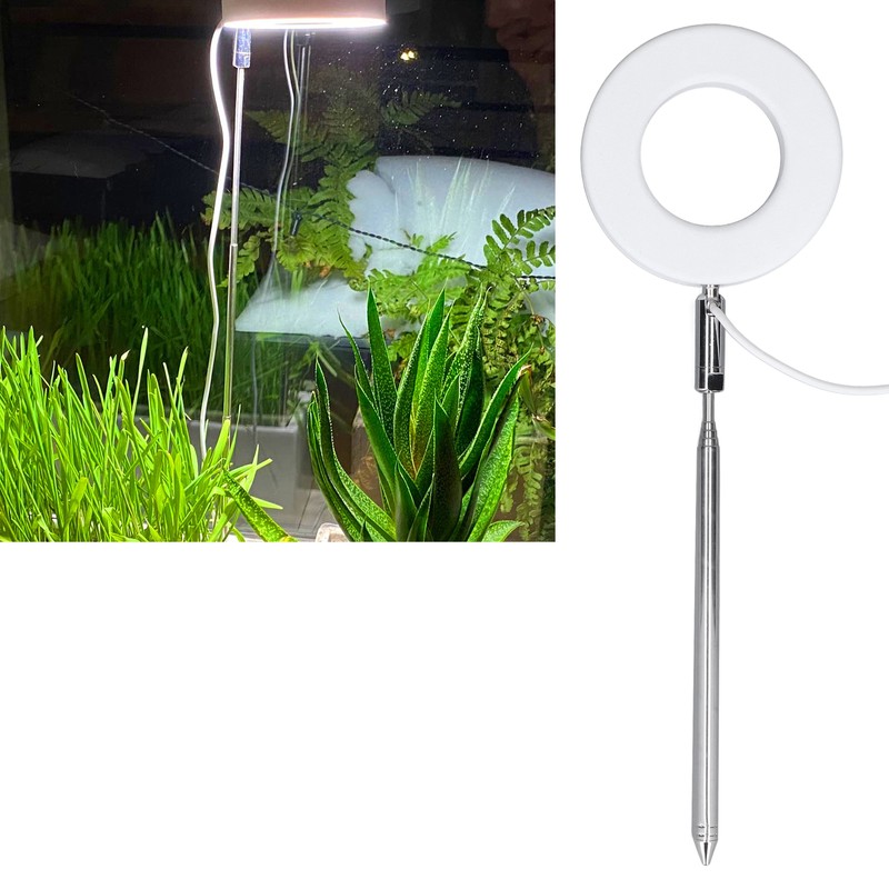 LED Plant Growing Lamp Full Spectrum Retractable Adjustable Brightness Plant