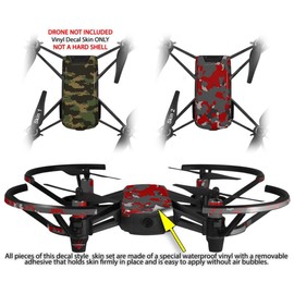 Skin Decal Wrap 2 Pack for DJI Ryze Tello Drone WraptorCamo Digital Camo Timber Drone NOT Included