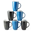 AmorArc Large Coffee Mugs Set of 6, 16oz Ceramic Tall