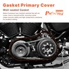Prewired 2004-2020 Sportster Primary Cover Gasket Seal Kit, Compatible with