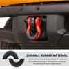 ZNDAW 2PCS D Ring Shackle Isolators Washers Kit, D-Ring Isolators