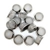 Cheeroyal 150Pcs Stainless Steel Smoking Screens Pipe Screen Filters 9.5/12.7/15/15.8/19/20mm