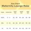 MONICA + ANDY Maternity Lounge Robe – 100% Organic Cotton