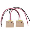 CSMATEYEAH 2 Pcs Turn Signal Socket Pigtail Connector with Wire