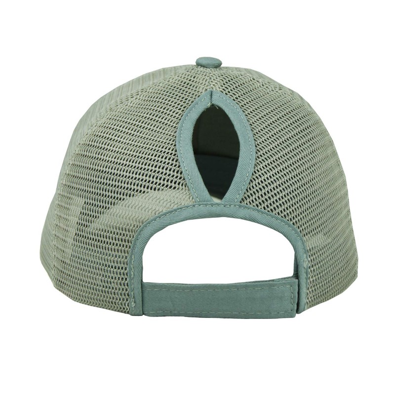 FREEBIRD99 Ponycap Messy High Bun Ponytail Baseball Cap Adjustable Mesh