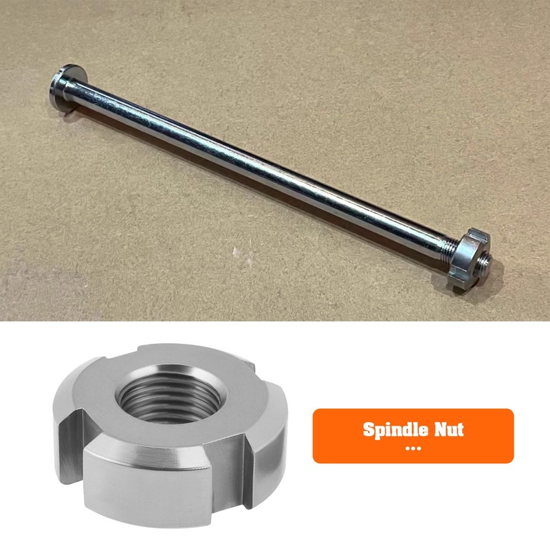 YINETTECH 1 x Bicycle Metal Swing Axle Nut Rear Axle