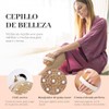2pcs Cepillo Corporal para Masaje, Exfoliante de Baño de Cerdas,