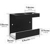Linkidea Wall Mount Electric Toothbrush Holder for Bathroom, 2 Slots