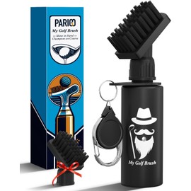 Christmas Stocking Stuffers for Adult Men Women - Golf Club Cleaner Brush with Golf Towel, Golf Accessories Golf Club Cleaning Kit with Retractable Clip Hold 5 Oz of Water Useful Cool Mens Golf Gear