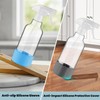Glass Spray Bottles with Silicone Sleeve, 2 Pack 16 oz