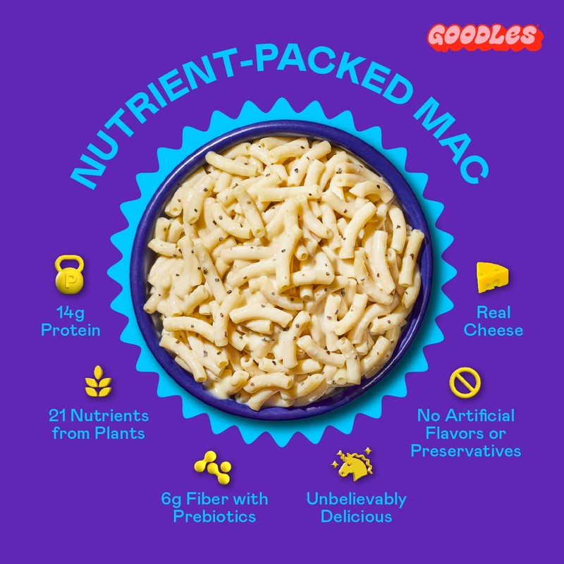 Goodles Mover & Shaker Mac & Cheese 4 Pack, 6oz
