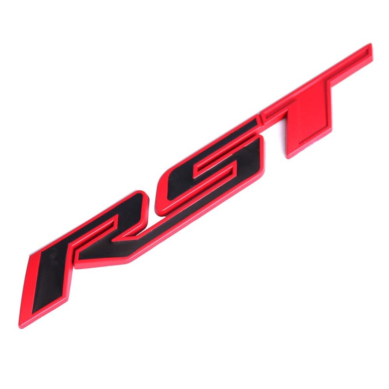 1Pc RST Tailgate Emblem Letter Badge Inserts Sticker Replacement for