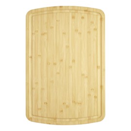 Extra Large Bamboo Cutting Board 30x20 Inch Wood Gas Stove Top Cover, Chopping Board with Deep Juice Grooves, Reversible & East to Clean for Home Restaurant Kitchens