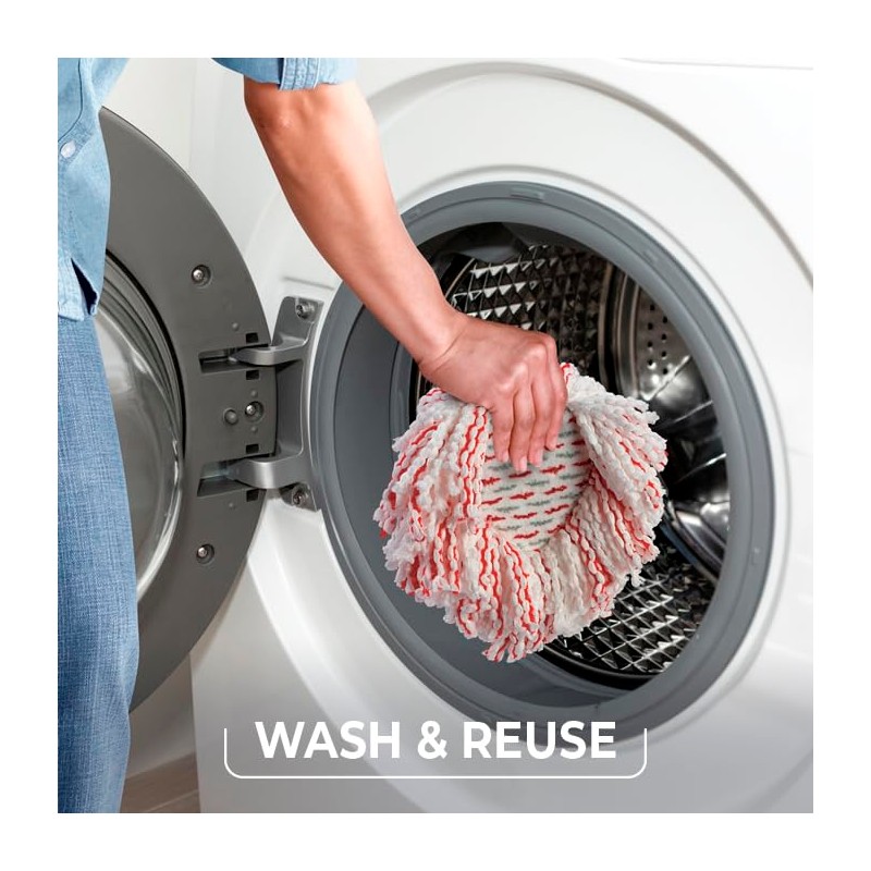 O-Cedar EasyWring Deep Clean Refill (1-Pack) | 40% More Cleaning