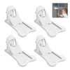 iwobi 4 Pcs Baby Sliding Door Locks Keyless Child Safety