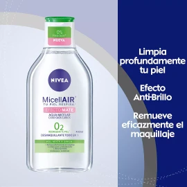 Nivea Kit Nivea Efecto Mate; Agua Micelar Y Crema Facial Mixta