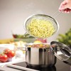 3 Fine Mesh Strainers Set with Handle for Kitchen -