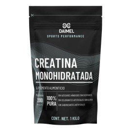 Creatina Monohidratada 1kg 200 Porciones En Polvo Sin Sabor