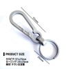 TKhits Titanium Carabiner Keychain [Made of Light and Durable Titanium