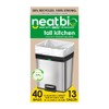 Neat Tall Kitchen 13 Gallon Drawstring Trash Bags - 40