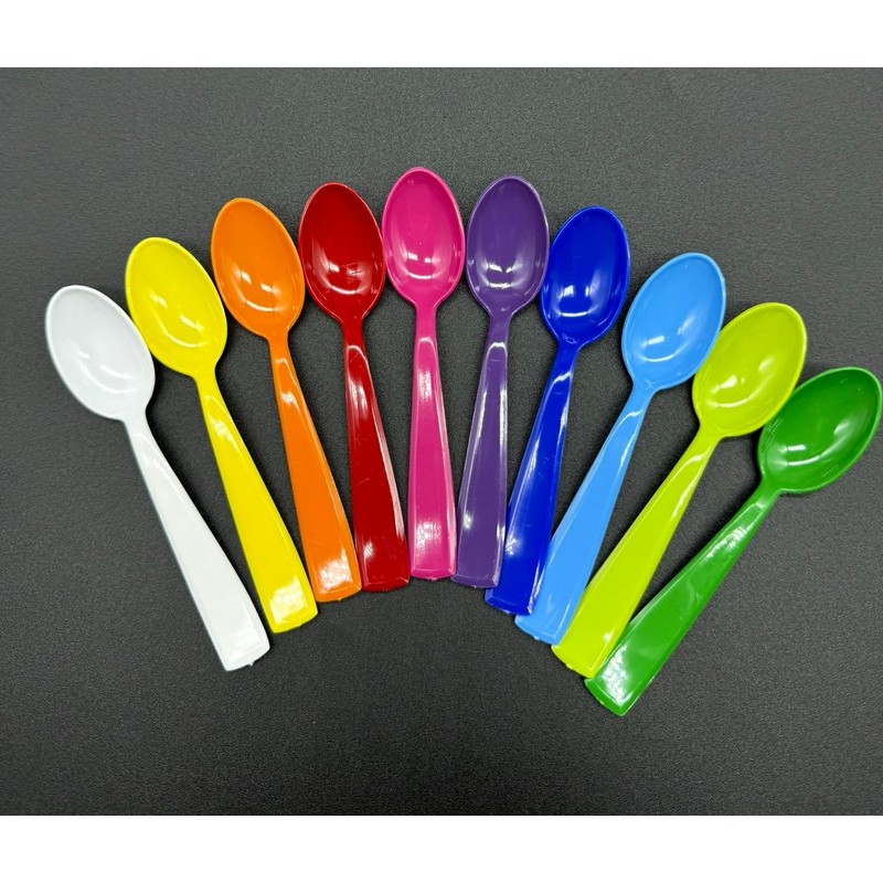 Spoons 10 cm Pack of 6 Purple Children's Spoons Espresso