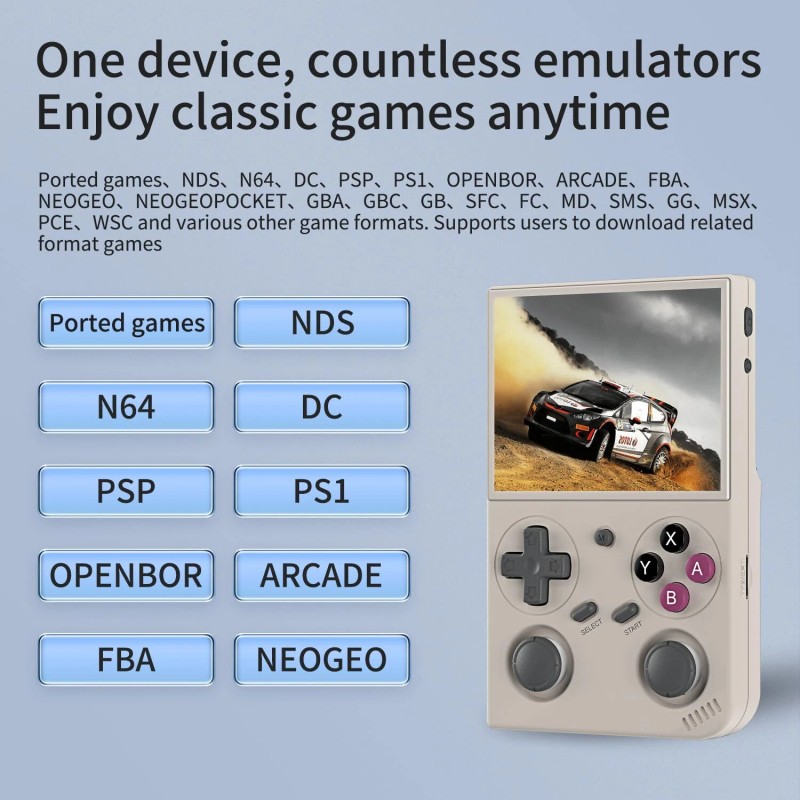 BATLEXP G350 Retro Handheld Game Console Linux System 20+Emulators Pre-Installed