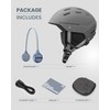 OutdoorMaster Kelvin II Ski Helmet and Wireless Bluetooth Set -