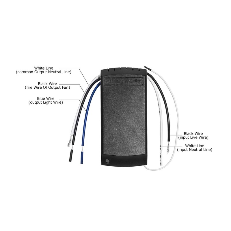 AUNMAS Ceiling Fan Remote Control Kit with Remote Control and