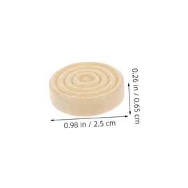 BESPORTBLE 1 Set Wooden Round Checkers and Chess Pieces Set Wood Game Accessories for Classroom Activities for Adults