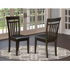 East West Furniture Capri Dining Chairs Set of 2 -
