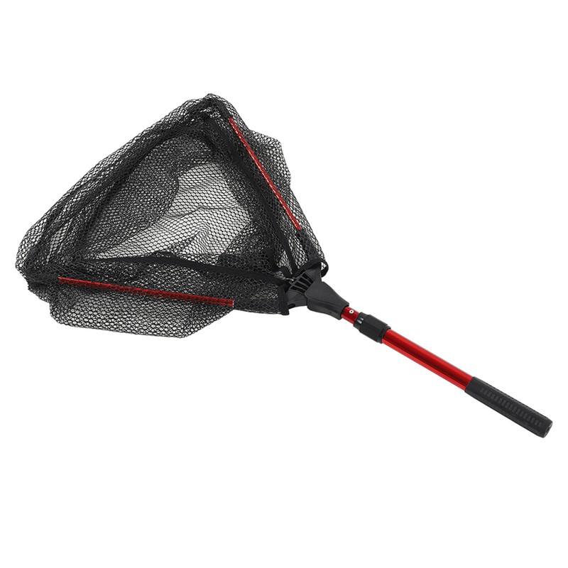 Floating Fishing Net Aluminum Alloy Hex Structural Mesh Extended Handle