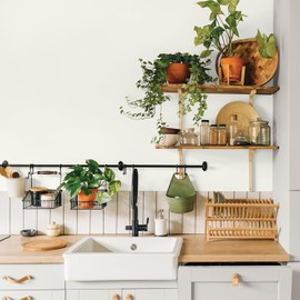 Glidden Total 1 gal. Gypsum/Off-White Eggshell Interior Paint with Primer