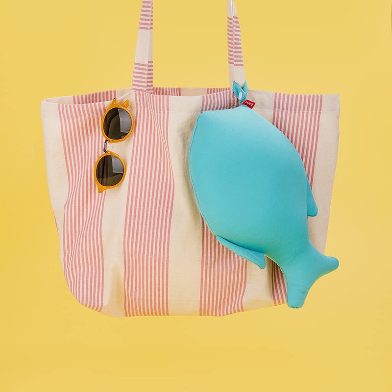 balvi Beach Cushion Summer Fish Colour Blue Beach Cushion in