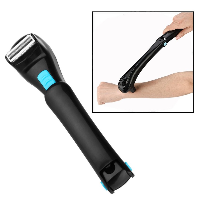 OFKPO Foldable Men's Back Razor, Electric Body Hair Razor, Hair