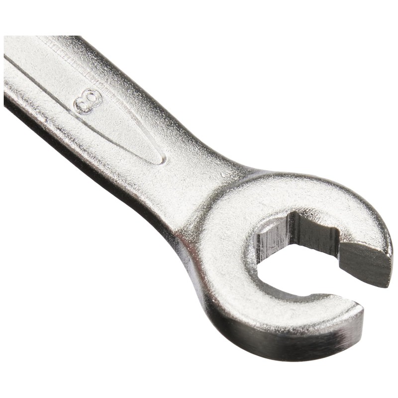 KS Tools 517.0252 CLASSIC Open double ring spanner, offset, 8x10mm
