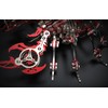 3D Metal Scorpion Model Kit, Red and Silver, DIY Mechanical