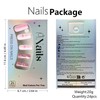 24 Pcs Valentines Press on Nails Medium Square - ZIFANHU