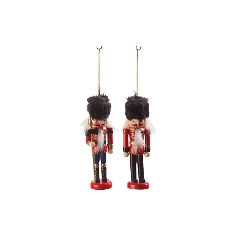 Villeroy und Boch Winter Collage Accessories Hanging Nutcracker Set, 2