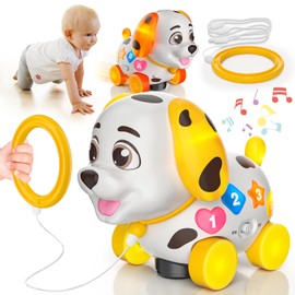 Toys for 1 Year Old Boy Girl, Musical Puppy Baby Toys 6-9-12-18 Months, Bilingual Early Developmental Learning Educational Toys for Toddlers 1-3, 1-2 Yr Old Birthday Gifts