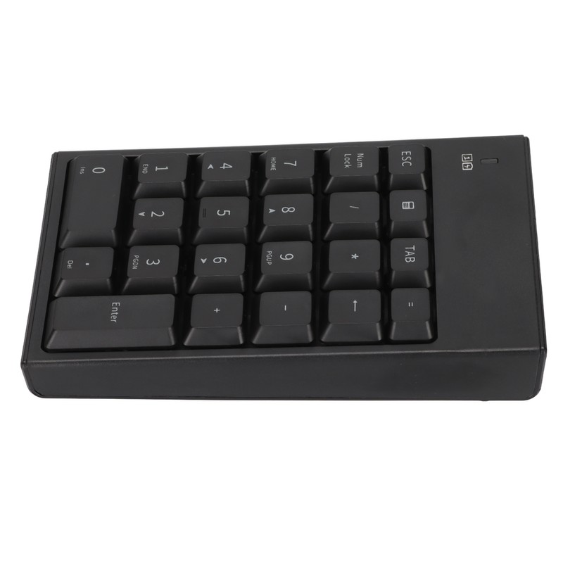 Number Pad 2.4GHz Wireless 22 Keys Delay Free Portable Black