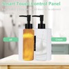 Massageölwärmer, Elektrischer Lotionwärmer mit Touchscreen, zwei Flaschen, Temperatur einstellbar 30–65 °C,
