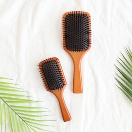 Wooden Hair Brush for Scalp Massage and Hair Care Large 5ea