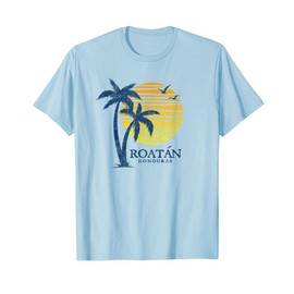 Vintage Roatan Honduras Retro Throwback Mens Womens Souvenir T-Shirt