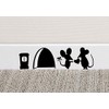 Mouse Couple Home Wall Art Sticker Vinyl Decal Stickers for