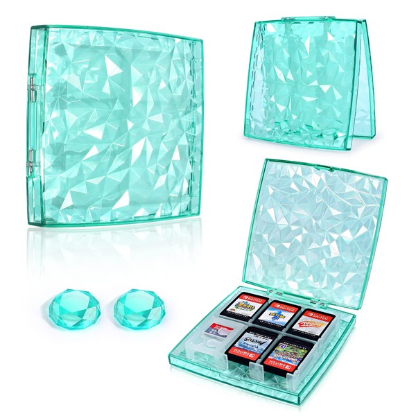 DLseego Clear Crystal Game Card Case for Regular Switch /