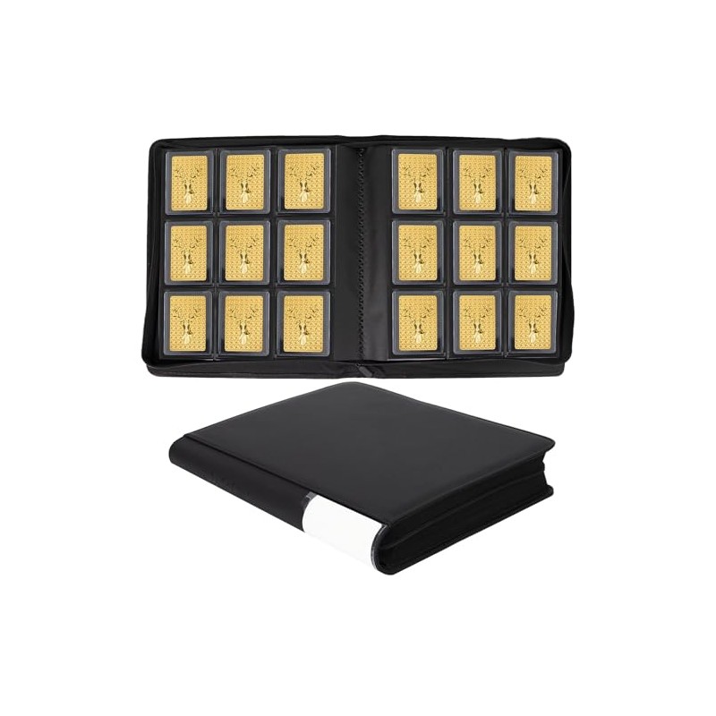 Toploader Binder, Holds 360 Toploaders, Top Loader Binder with 9