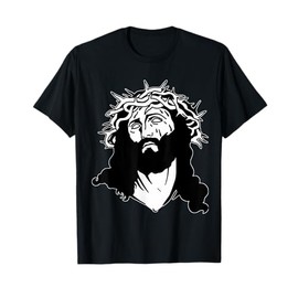Jesus Christ Crucified Crown of Thorns T-Shirt