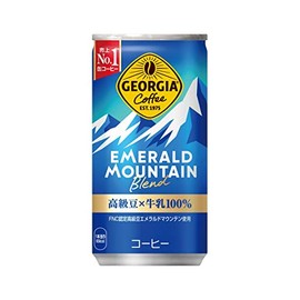 Georgia Emerald Mountain Blend 6.5 oz (185 g) Cans x 90 Bottles (3 Boxes of 30) Sold in Bulk