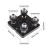 Small Plate Slotted Mini V Shape Wheel Bracket for 3D